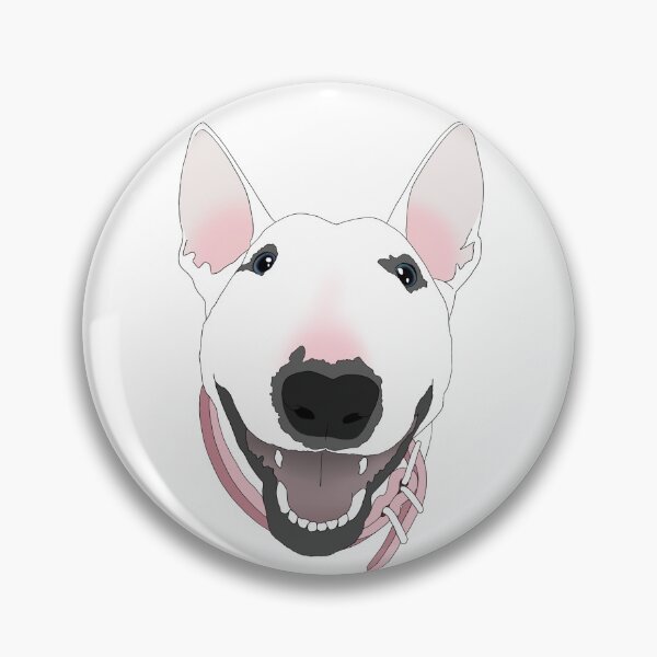 Item preview, White Bull Terrier  designed and sold by Kokako.