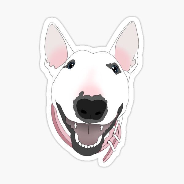 Item preview, White Bull Terrier  designed and sold by Kokako.