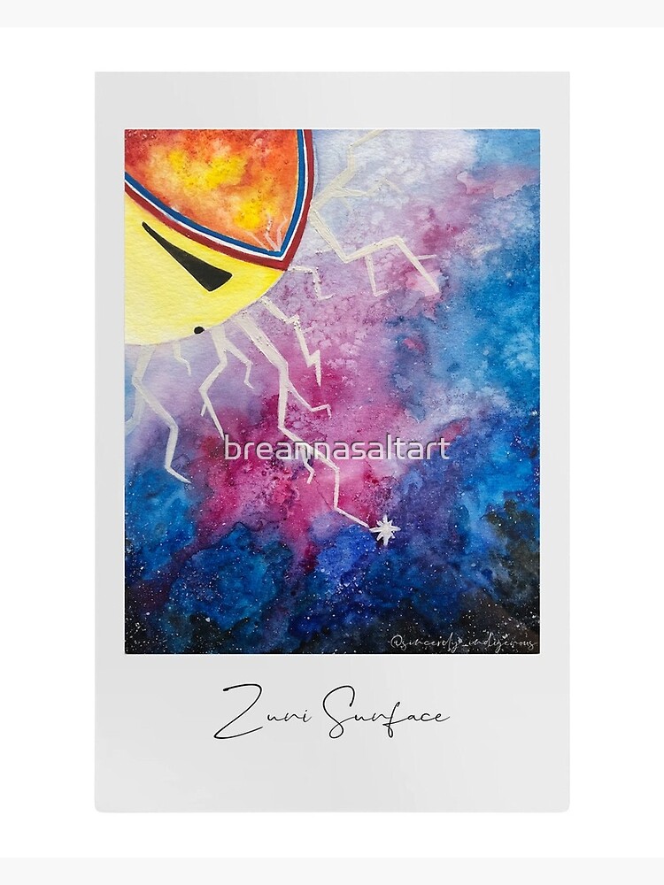 Zuni Sunface Hie To Kolob Postcard By Breannasaltart Redbubble