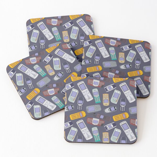 Item preview, Various Vintage Mobile Phones Pattern Illustration designed and sold by GiorgioN.