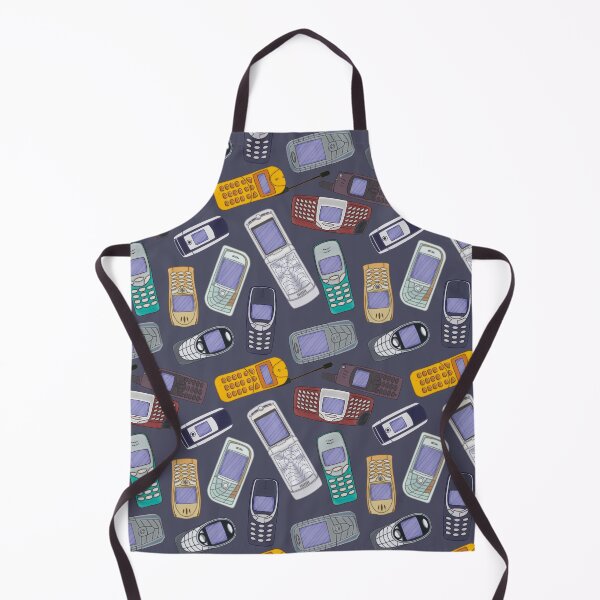 Item preview, Various Vintage Mobile Phones Pattern Illustration designed and sold by GiorgioN.