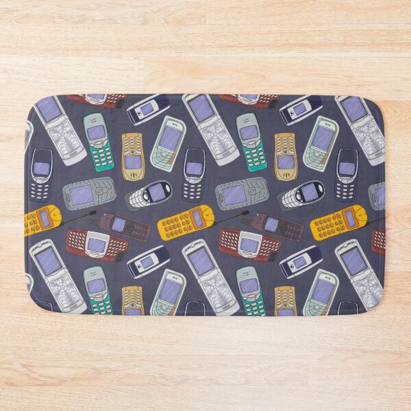 Item preview, Various Vintage Mobile Phones Pattern Illustration designed and sold by GiorgioN.