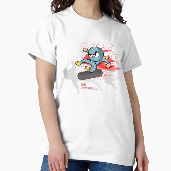 Kickflip Ninja Skateboard Classic T-Shirt
