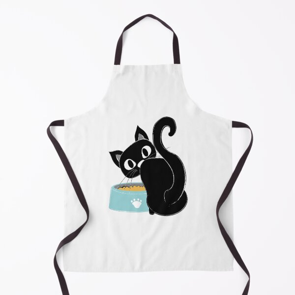 Item preview, Cartoon Black Cat Eat part 2 designed and sold by ranadigipaint.