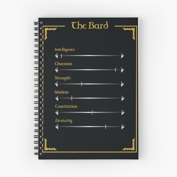 Item preview, The Bard - Character Sheet designed and sold by CloakAndDaggers.
