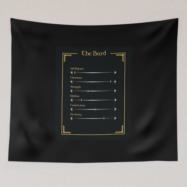 Item preview, The Bard - Character Sheet designed and sold by CloakAndDaggers.