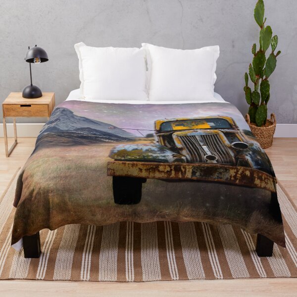 Item preview, Baby Come Home - 1930's Antique Car in Matterhorn Mountain Background designed and sold by mamazita.