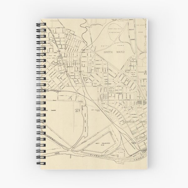 Item preview, Vintage Map of Melbourne Australia (1912) designed and sold by BravuraMedia.