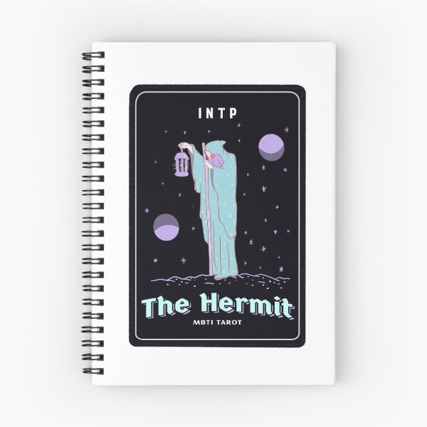 Item preview, MBTI Tarot Card: INTP - The Hermit designed and sold by JustMyTypeMBTI.
