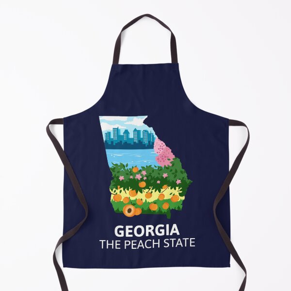 Item preview, Georgia - The Peach State - Bumper Sticker designed and sold by d1mology.
