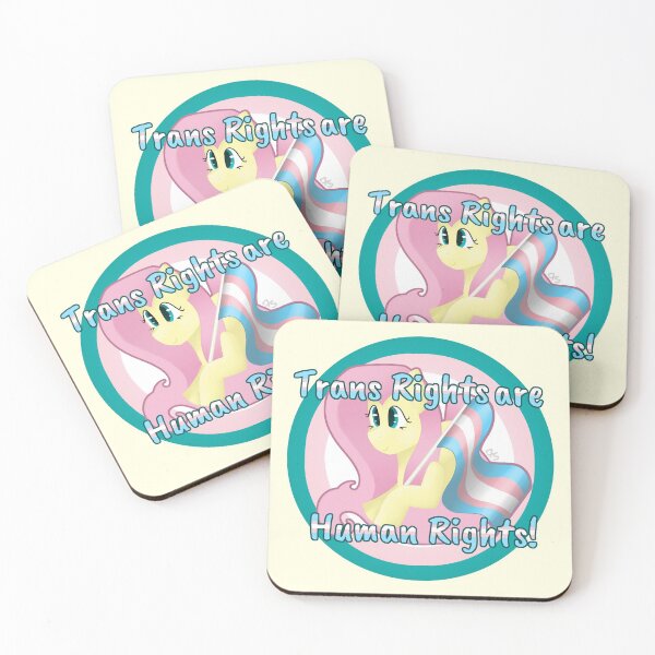 Item preview, Fluttershy Trans Rights are Human Rights! designed and sold by Seven-Serenity.
