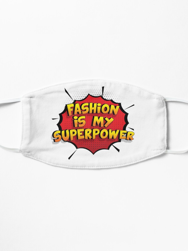 Alternative Ansicht von Fashion ist mein Superpower Lustiges Fashion Designgeschenk Maske