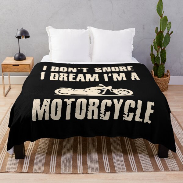 Item preview, I don't snore, i dream i'm a motorcycle - for motorcycle lovers designed and sold by Teenation9.