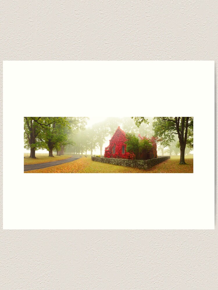 Alternate view of Gostwyck Chapel, Armidale, New South Wales, Australia Art Print