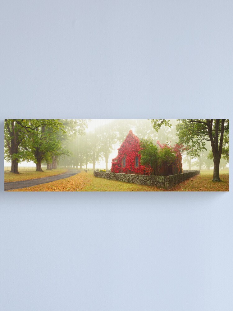 Alternate view of Gostwyck Chapel, Armidale, New South Wales, Australia Canvas Print