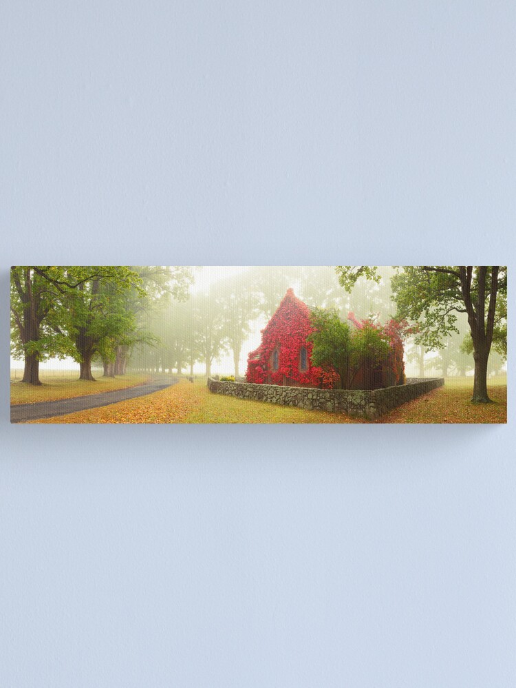 Alternate view of Gostwyck Chapel, Armidale, New South Wales, Australia Canvas Print