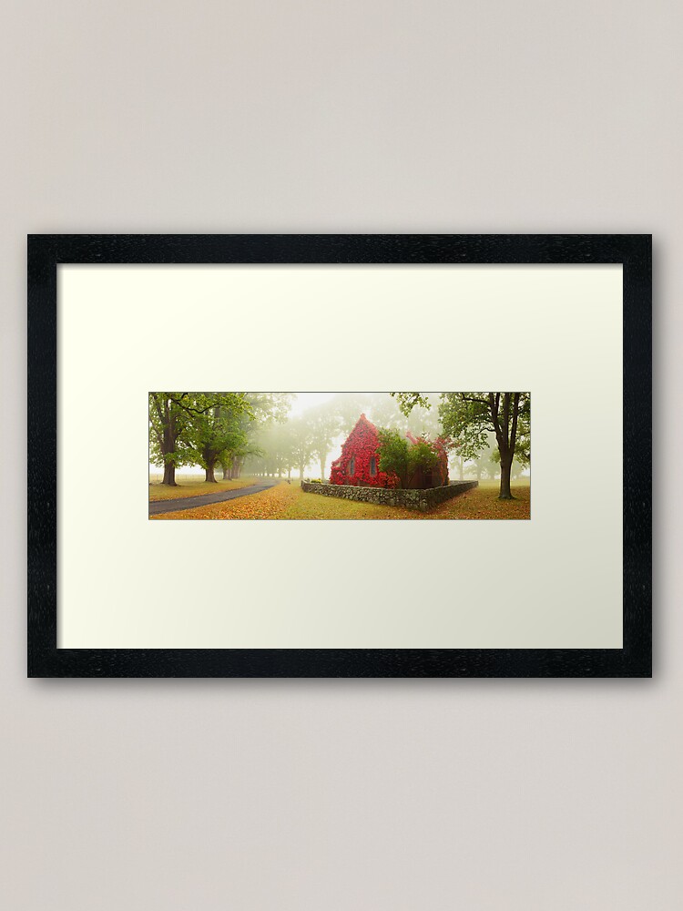 Alternate view of Gostwyck Chapel, Armidale, New South Wales, Australia Framed Art Print