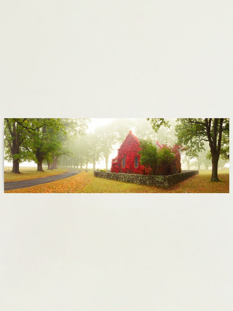 Alternate view of Gostwyck Chapel, Armidale, New South Wales, Australia Photographic Print