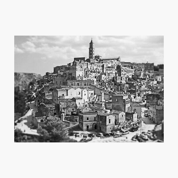 The Mythical Landscape of Matera Photographic Print