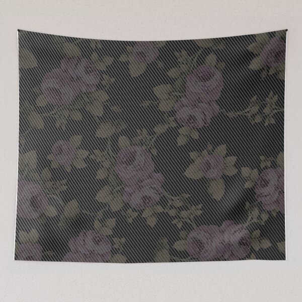 Item preview, Dark Floral Rose Pattern on Carbon Poster – Elegant Moody Art designed and sold by Road To Track.