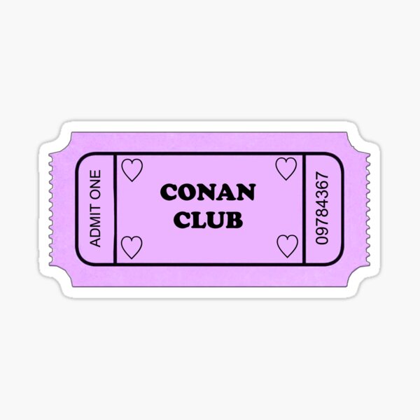 BILLET CONAN GREY CLUB Sticker