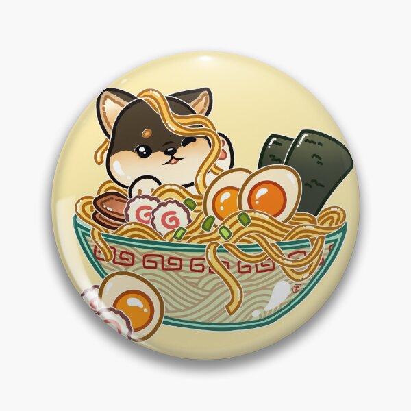 Item preview, Shiba Ramen Bowl designed and sold by heysoleilart.