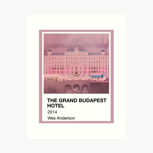 Pantone The Grand Budapest Hotel Lámina artística