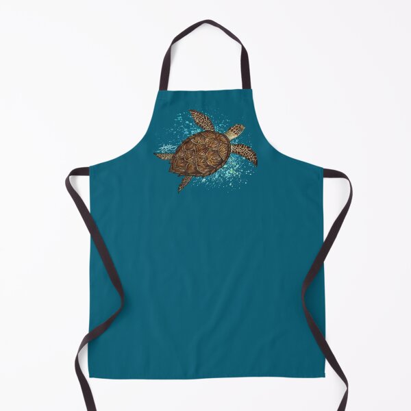 Item preview, "Hawksbill Sea Turtle" by Amber Marine ~ Watercolor painting, art © 2016 designed and sold by Amber Marine ~ Wildlife Artist ~ © 2004-2021.