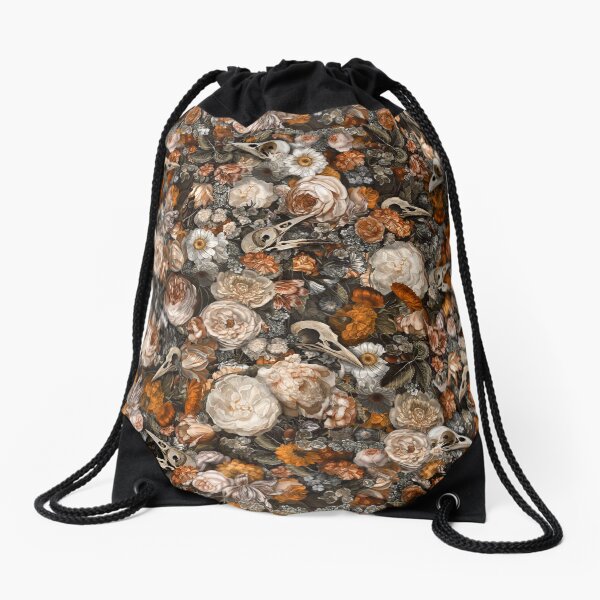 Baroque Macabre Drawstring Bag