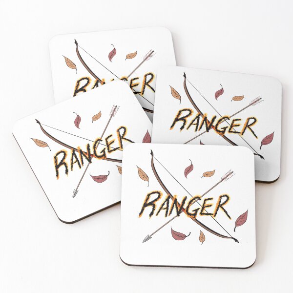 Item preview, Ranger Fantasy Class Badge designed and sold by LazyBlackCatArt.