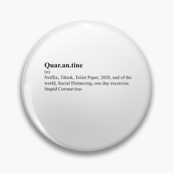 Item preview, Quarantine Definition Coronavirus 2020 Covid19 designed and sold by tinypurpleland.