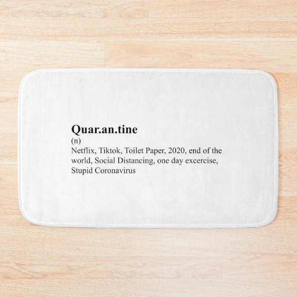 Item preview, Quarantine Definition Coronavirus 2020 Covid19 designed and sold by tinypurpleland.