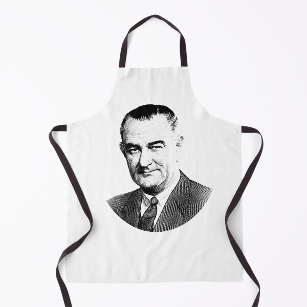 Item preview, President Lyndon Johnson Graphic - Black And White designed and sold by warishellstore.