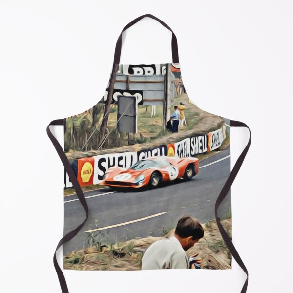 Item preview, Ferrari at Le Mans 1966 Racing Scene Poster – Classic Endurance Art designed and sold by Road To Track.