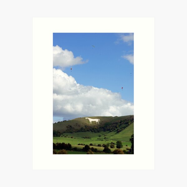 Westbury White Horse Art Print