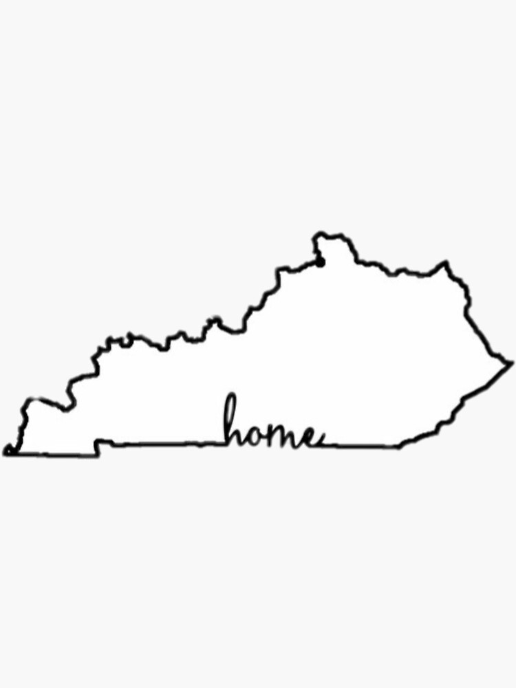 Thumbnail 3 of 3, Sticker, kentucky designed and sold by abbyfoltz.
