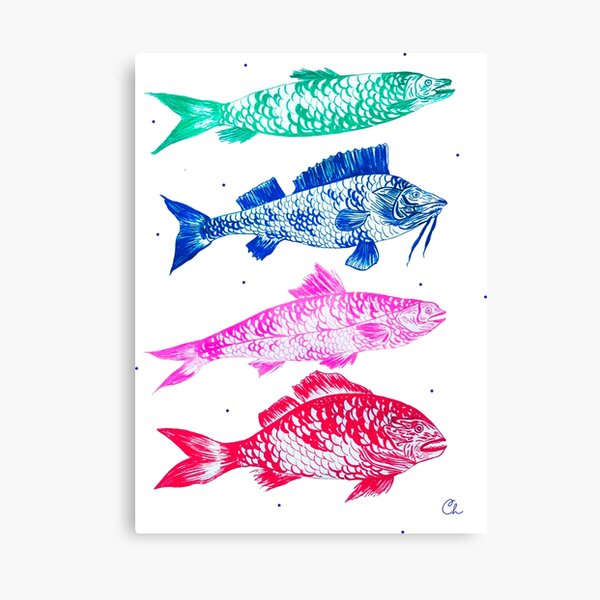 Poisson Canvas Prints Redbubble