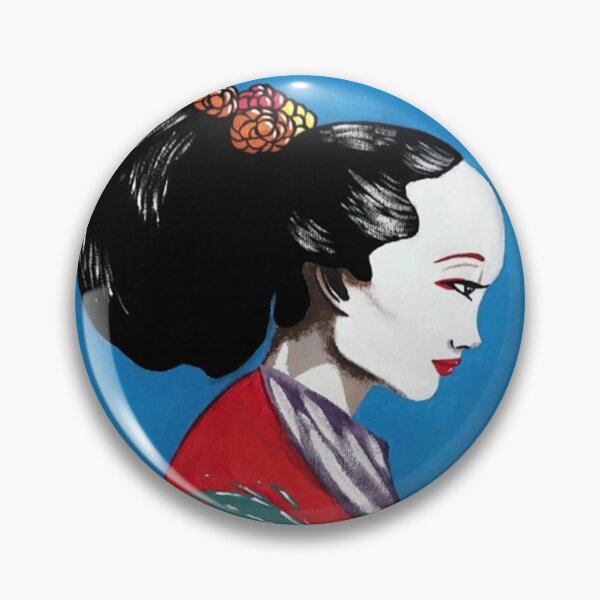 Item preview, Geisha with Koi Fish and Flower designed and sold by Gingerale1213.