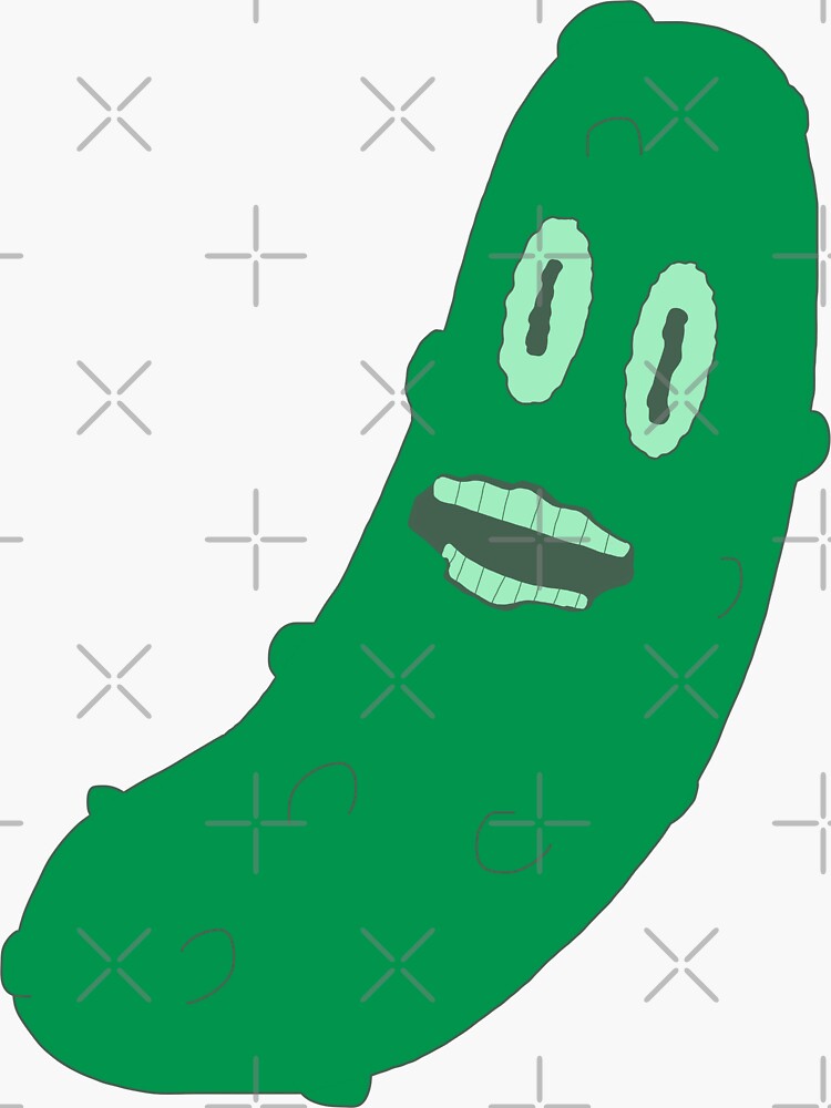 Silly Pickle Sticker For Sale By Bunnye Redbubble 0240