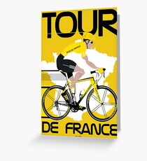 Tour De France Greeting Card