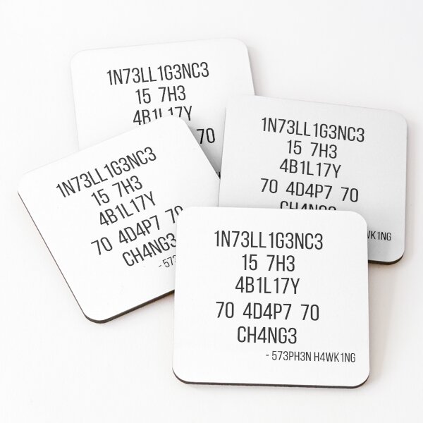 Item preview, Intelligence Quote designed and sold by KeekStudio.