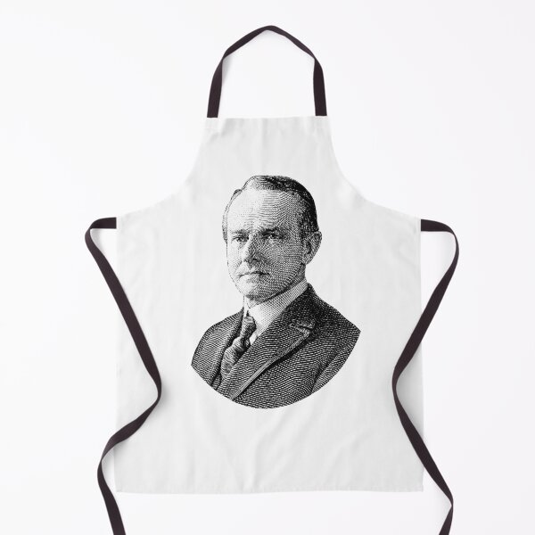 Item preview, President Calvin Coolidge Graphic - Black And White designed and sold by warishellstore.