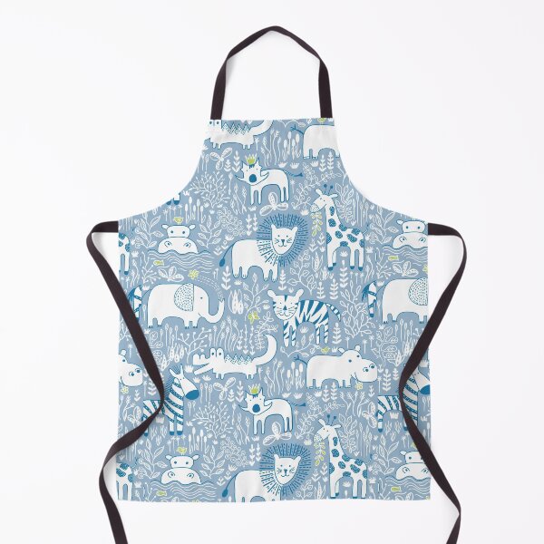 Item preview, Safari animals - The Warthog is King - blue designed and sold by creativinchi.