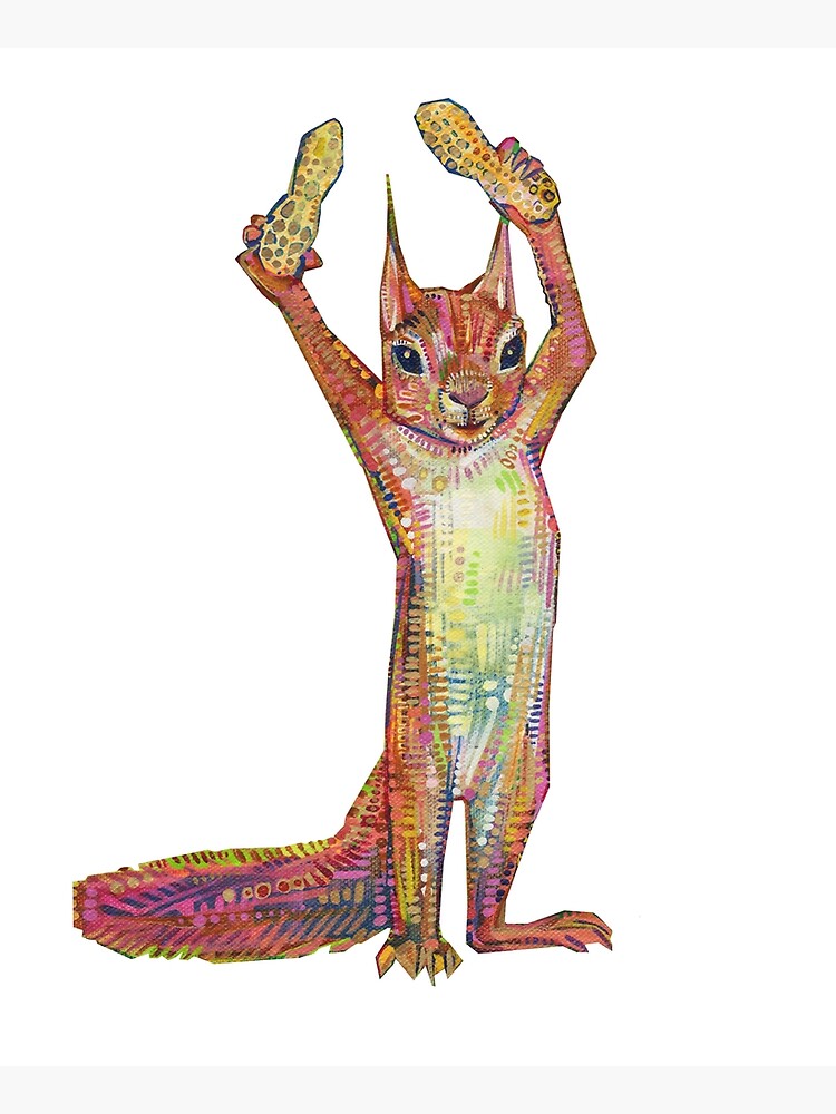 Nuts on Blank Background by gwennpaints