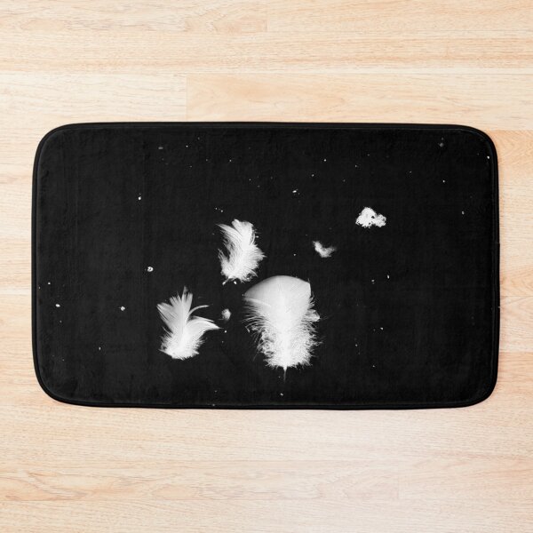 Item preview, Goose feathers floating in black water designed and sold by Anna Lemos.