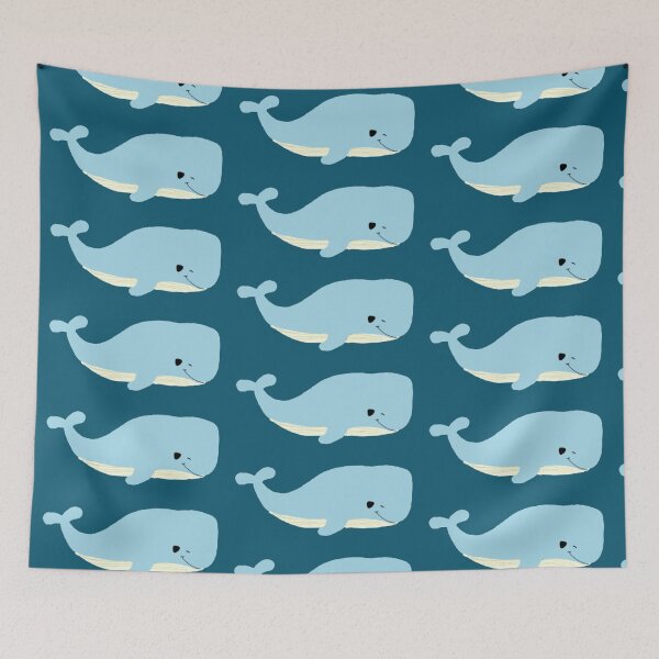 Item preview, Cute Blue Whale designed and sold by Alexandra Renee.