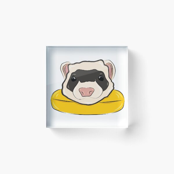 Item preview, Ferret Floaty designed and sold by guavarte.