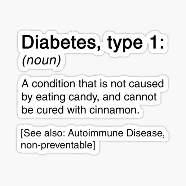Item preview, Funny Diabetes Type 1 Definition designed and sold by T-shirt For You.