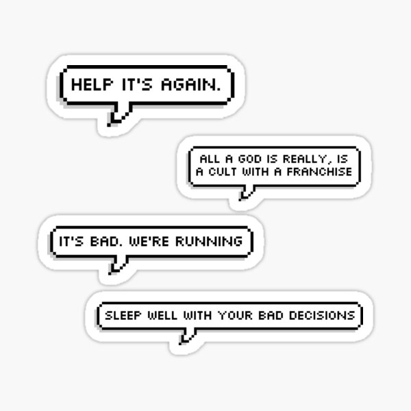 Caduceus Clay Quotes - Critical Role Sticker