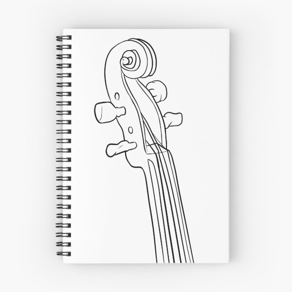 Item preview, Violin scroll pen graphic design badge version designed and sold by cu-b3.